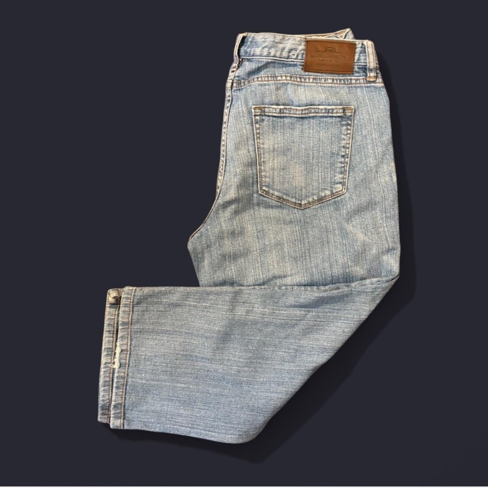 Lauren Jeans Co Ralph Lauren Capri Jeans Women Sz 6 Cropped Denim Stretch